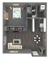 1 Bedroom / 1 Bathroom