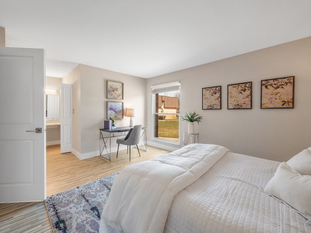 Gorgeous Bedroom at Rochester Club Apartments - Rochester, MI, Michigan