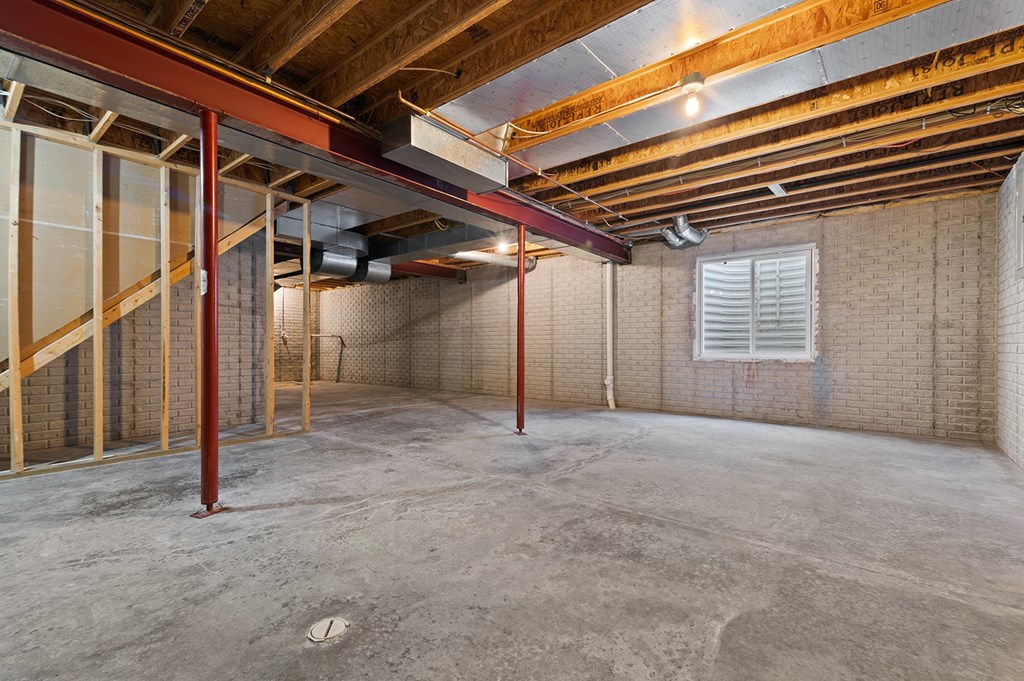 the basement of a building that is being remodeled