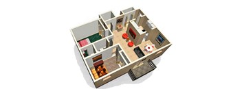 2 Bed | 1.5 Bath Green