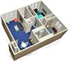 2 Bed | 1 Bath Red