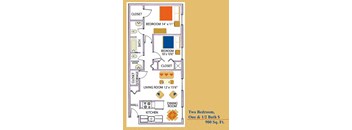 a floor plan of a small house