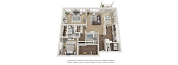 Arlington Floor Plan at Edge At Farmington Hills - Farmington Hills, MI, Farmington Hills, Michigan