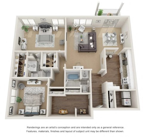 Arlington Floor Plan at Edge At Farmington Hills - Farmington Hills, MI, Farmington Hills, Michigan
