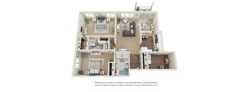 Balfour Floor Plan at Edge At Farmington Hills - Farmington Hills, MI, Farmington Hills, MI