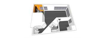 a floor plan of a house