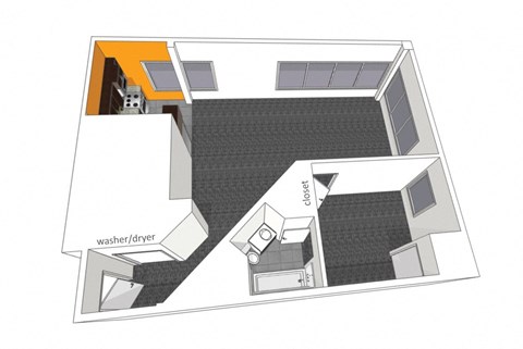 a floor plan of a house
