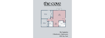 the floor plan of the cove on third floor