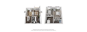 a 2102 sq ft beige floor plan vs a 2100 sq ft
