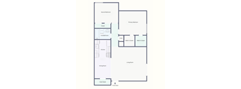 a floor plan of a house