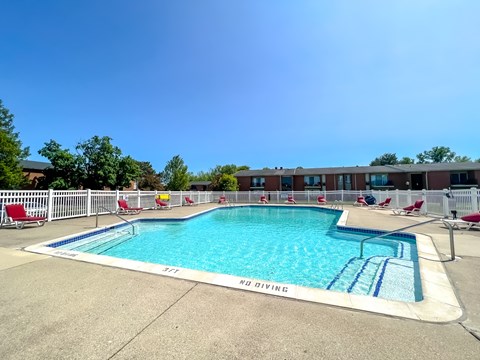 take a dip in our resort style pool