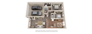 2 Bed | 1.5 Bath Ranch