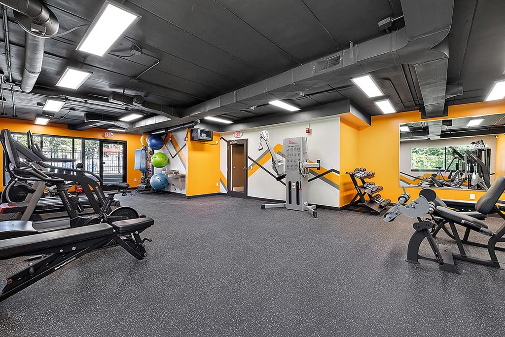 Gym at Troy Place Apartments - Troy, MI, Troy, 48084