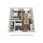 1 bed 1 bath Z at Town & Country Apartments - Wixom, MI, Wixom, Michigan