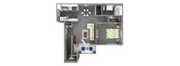 1 Bed - 1 Bath