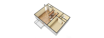 One Bedroom One Bath Apartments