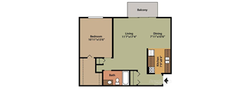 One Bedroom, One Bathroom