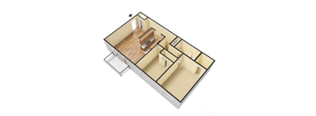 Two Bedroom One Bath Apartments