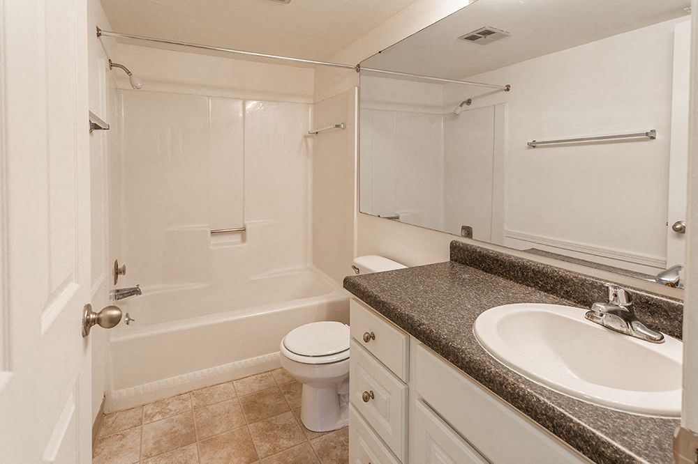 a bathroom with a sink toilet and a shower