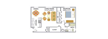 a floor plan of a house