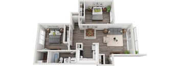 a 2400 sq ft floor plan with bedrooms and a bathroom