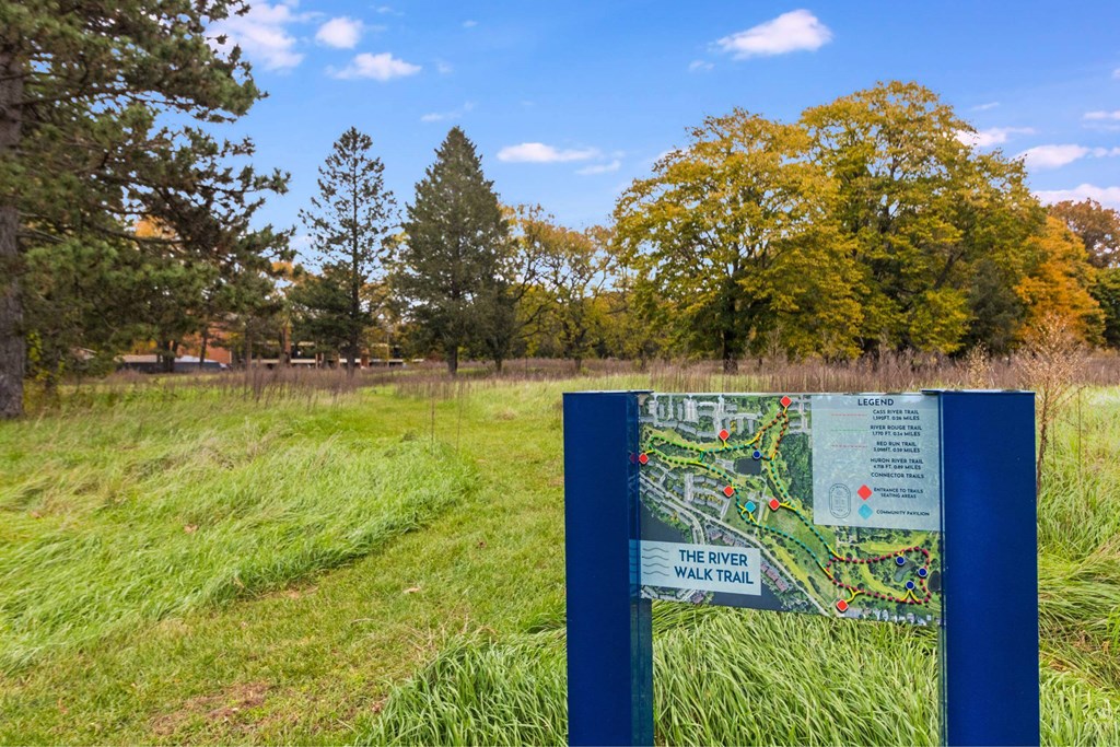 Sign at The Waverly on the Lake - Belleville, MI Apartment , Belleville, MI