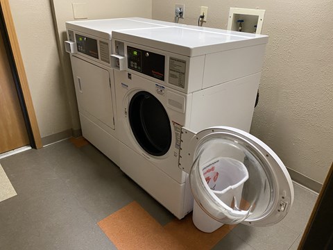 Community Plaza Apartments shared laundry