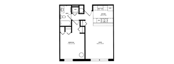 Canvas Floorplan at The Cosmopolitan, St Paul, 55101