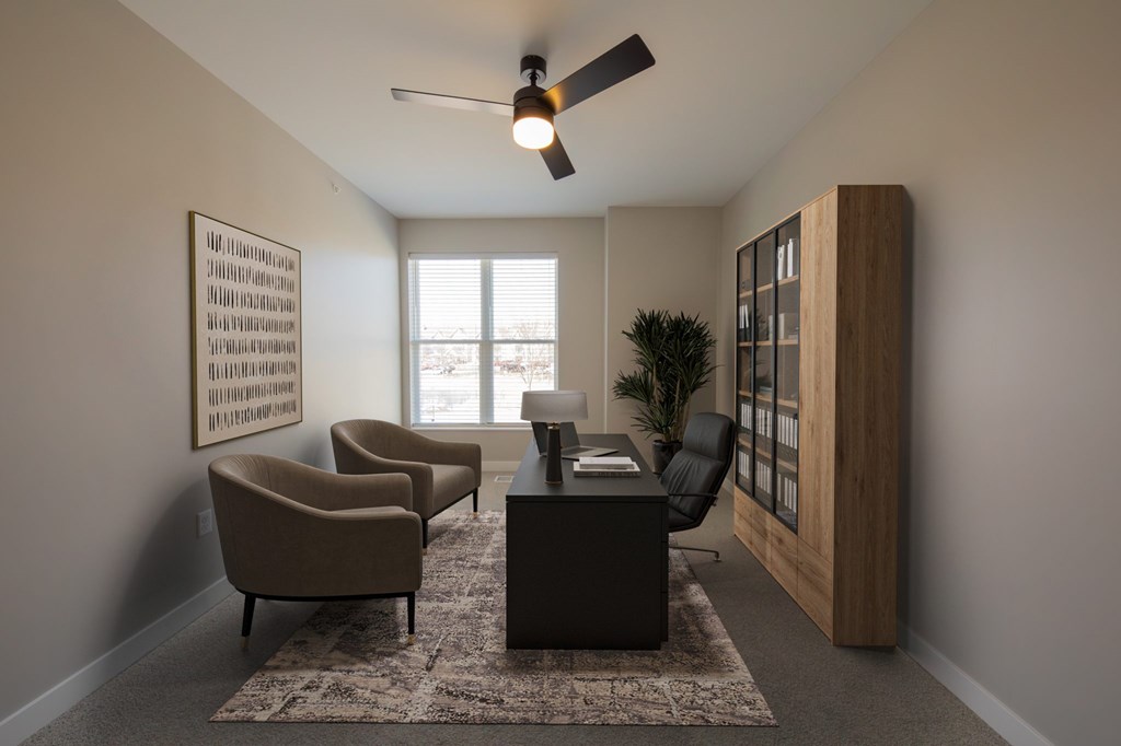 Home office at Townhomes at Preserve, Rogers, MN