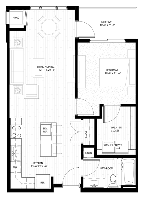Nuvelo at Parkside Apartments in Apple Valley, MN Floor Plan