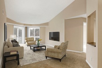 Living Room Living Room at The Riverwood, Lilydale, 55118 - Photo Gallery 4