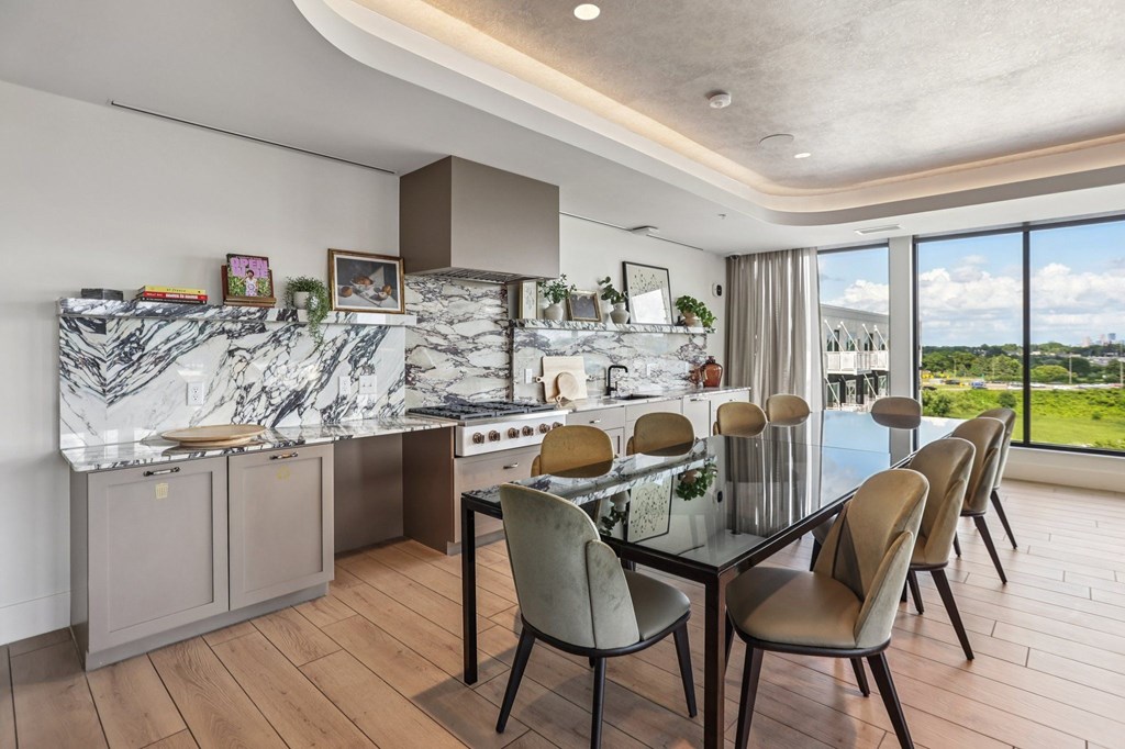 The top-floor Sky Lounge with private dining at The Mera in St. Louis Park, 55426