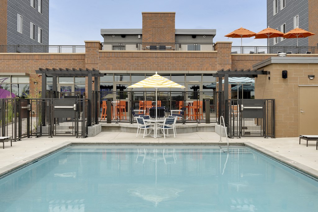 Swimming Pool And Sundeck at Galante at Parkside, Minnesota
