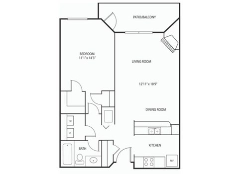 Regency Woods Apartments in Minnetonka, MN 1 Bedroom 1 Bath