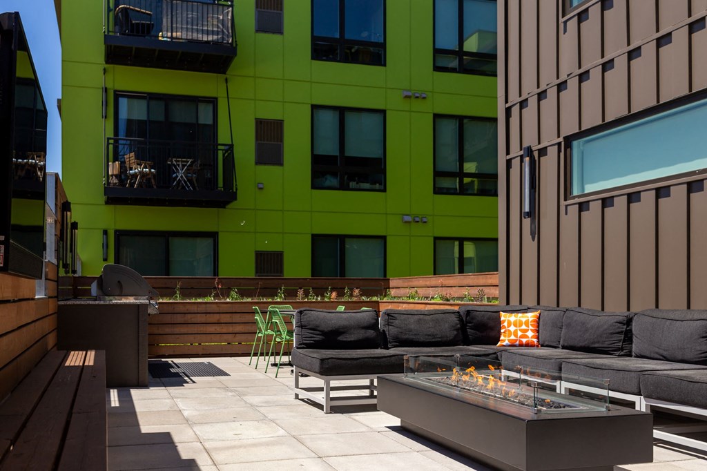 Community exit at The Whit, Minneapolis