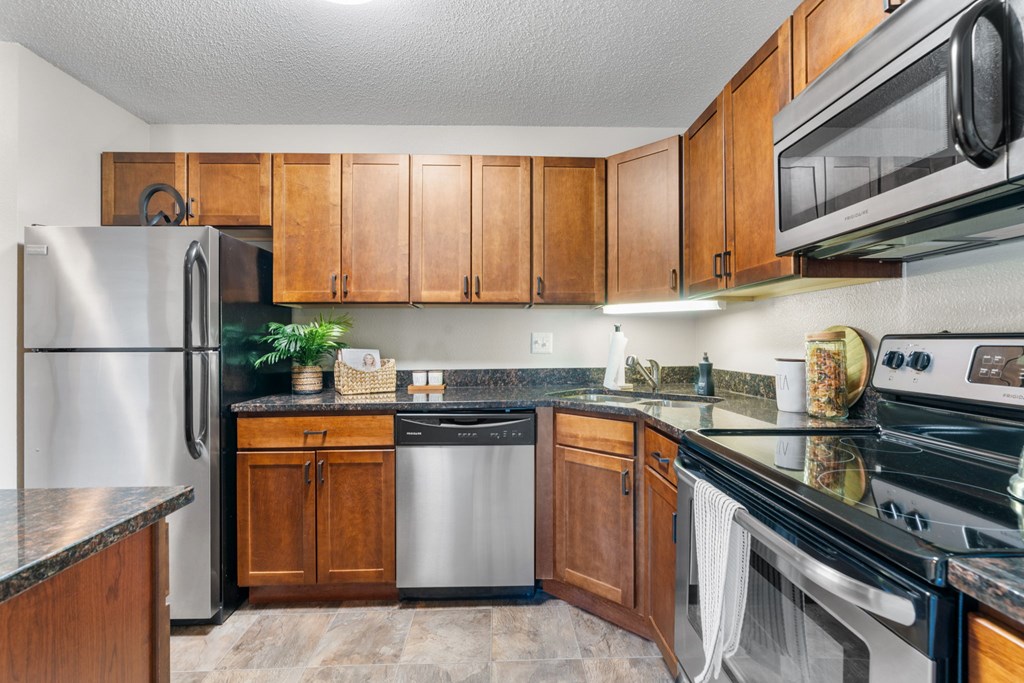 Kitchen at Cedars Lakeside, Little Canada 55117