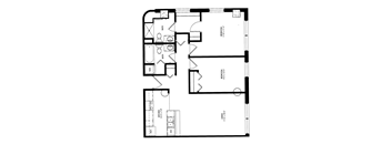Rayon Floorplan at The Cosmopolitan, Minnesota