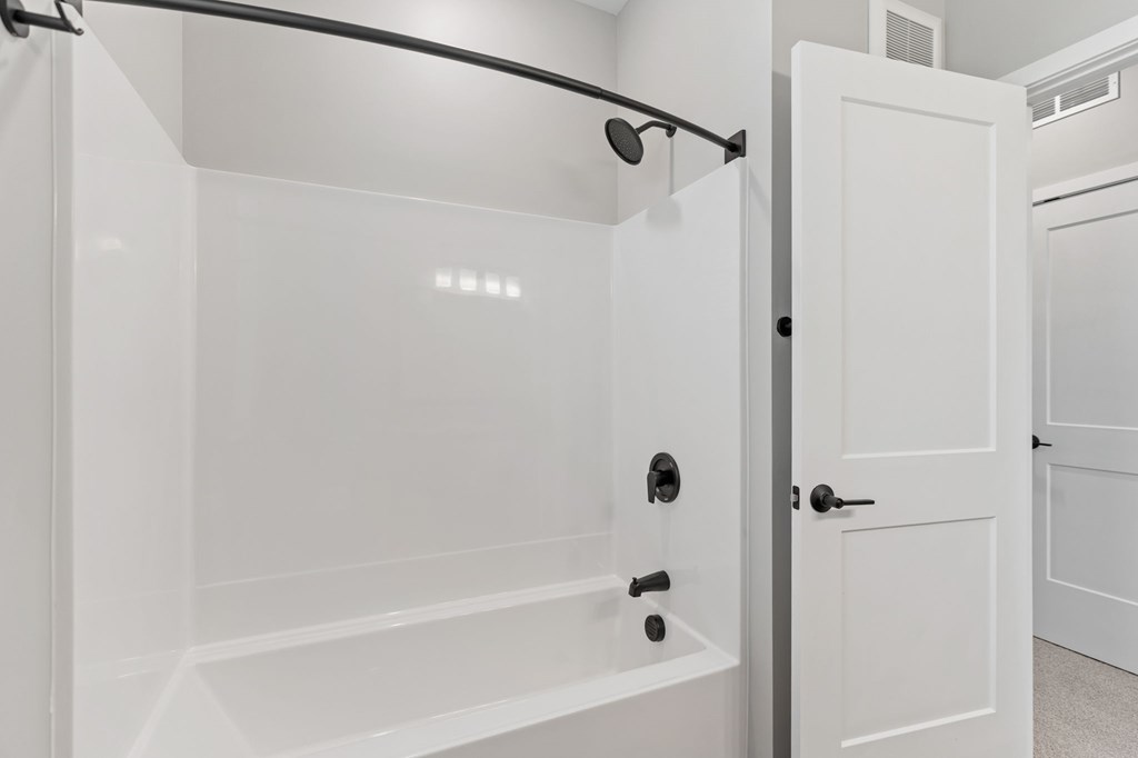 2nd bath shower at Townhomes at Preserve, Rogers, MN