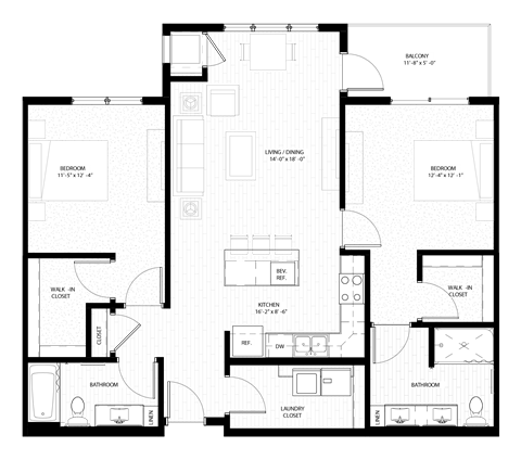 Nuvelo at Parkside Apartments in Apple Valley, MN Floor Plan