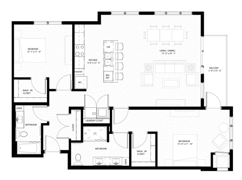 Nuvelo at Parkside Apartments in Apple Valley, MN Floor Plan