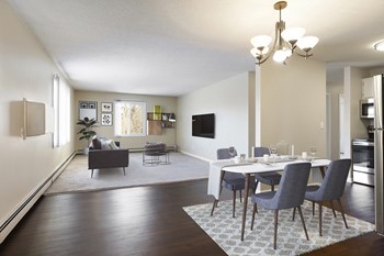 View of Dining Room and Living Room - Axon Green in West Maka Ska - Photo Gallery 3