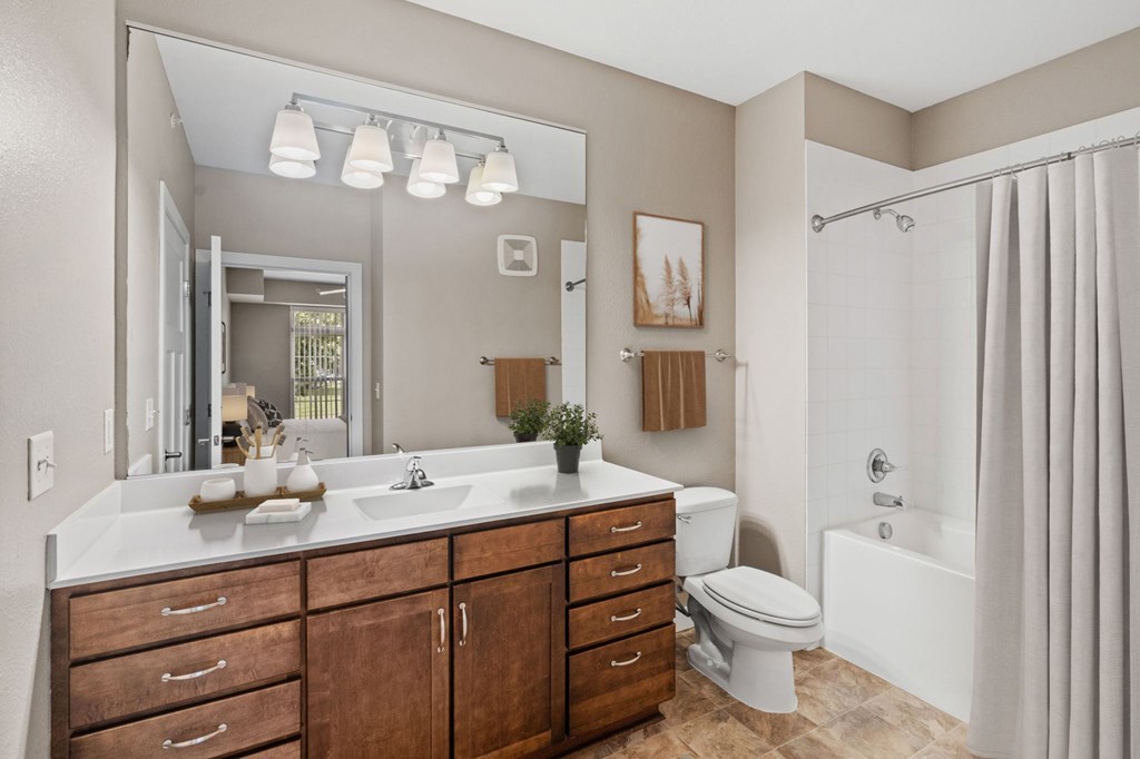 Bathroom of the Modern Collection at Evans Meadows Apartments in Elk River, MN 55330