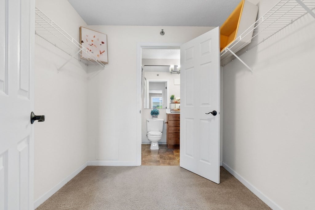 Walk-in closet at Cedars Lakeside, Little Canada 55117