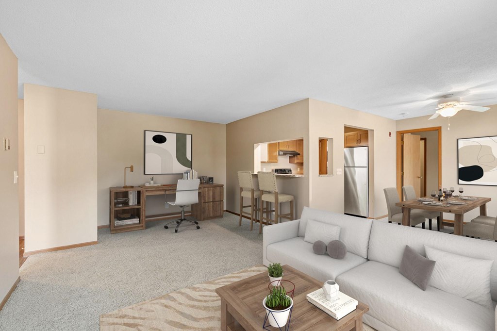 Living Room Unit at Evans Meadows, Minnesota, 55330