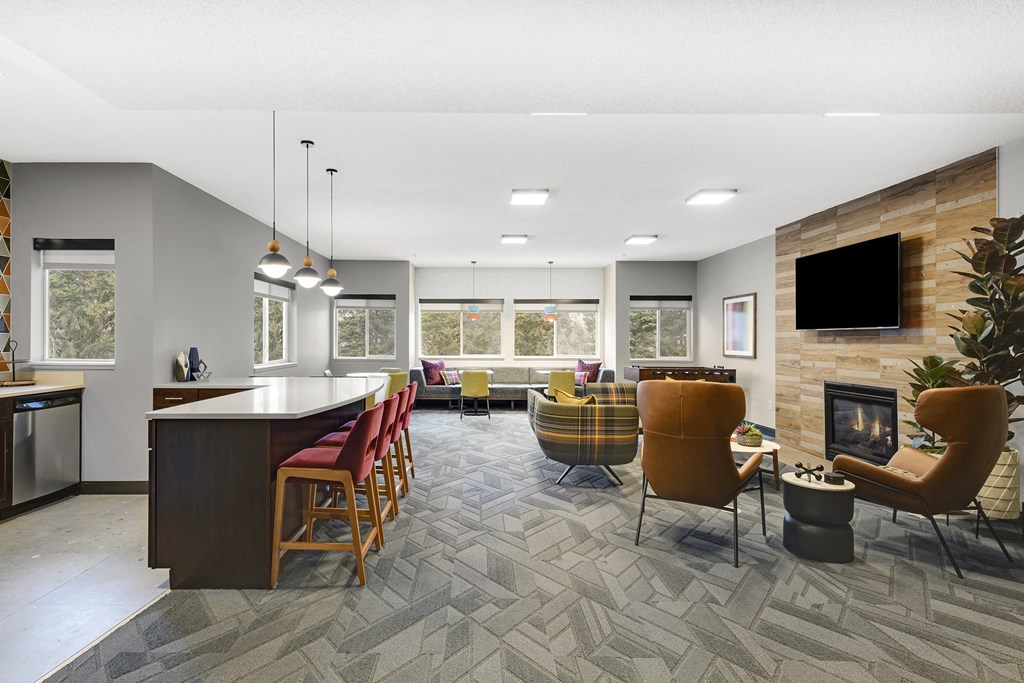 Kitchen And Living Area at Shadow Hills, Minnesota, 55442