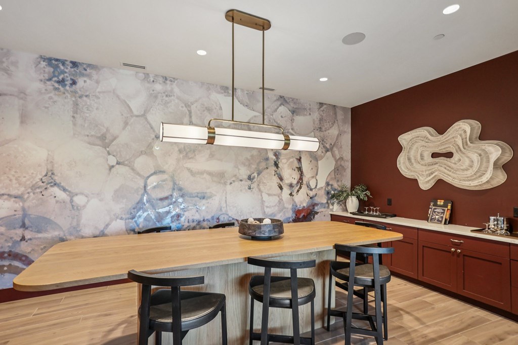 The Tasting Room in the reservable Clubroom at The Mera in St. Louis Park, 55426