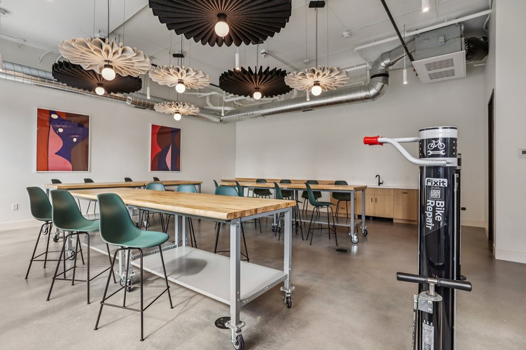 The Makers Space with Bike Repair at The Mera in St. Louis Park, 55426