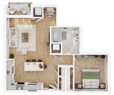 A2 Floor Plan at Lilia, Lilydale, 55118