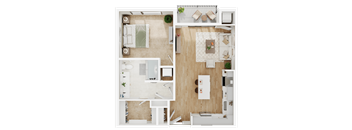 A4 Floor Plan at Lilia, Minnesota, 55118