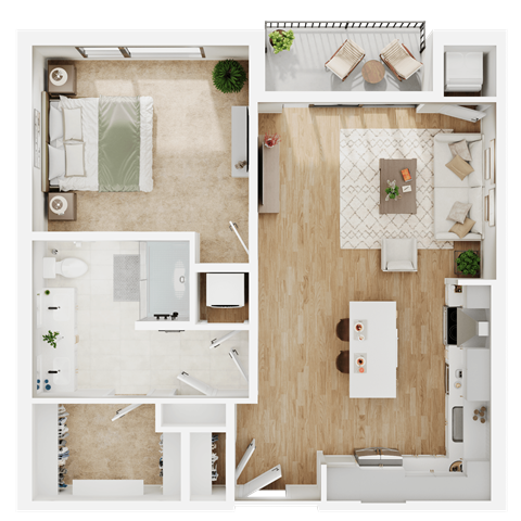 A4 Floor Plan at Lilia, Minnesota, 55118